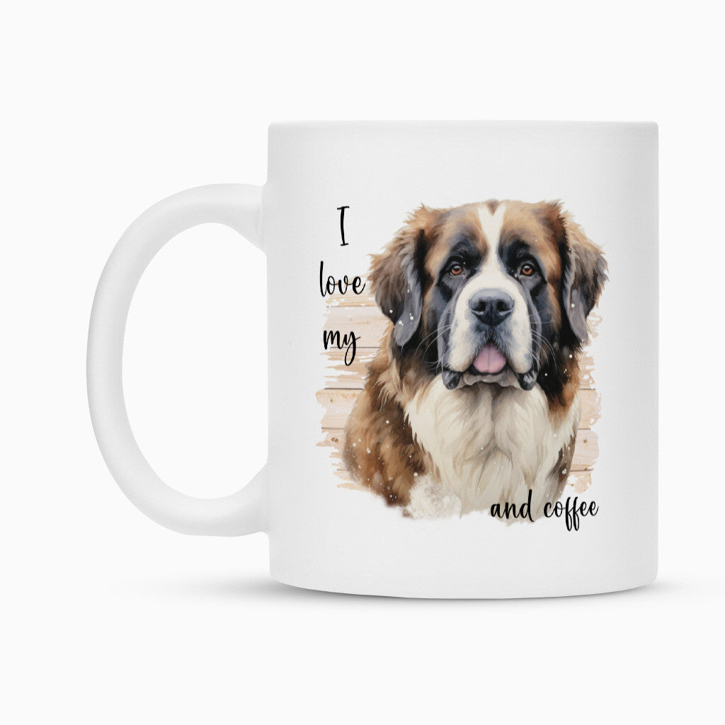 Tasse "Bernhardiner - I love my..." – hunde-shirt.de