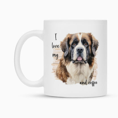 Tasse "Bernhardiner - I love my..." – hunde-shirt.de