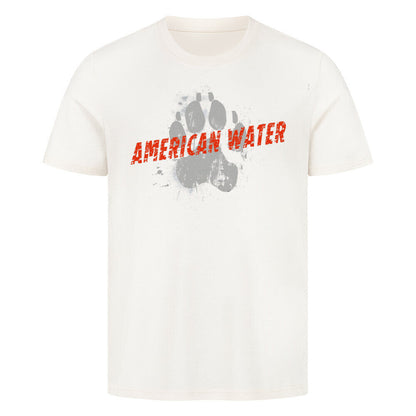 Premium T-Shirt "American Water - PAW" Natural Raw – hunde-shirt.de