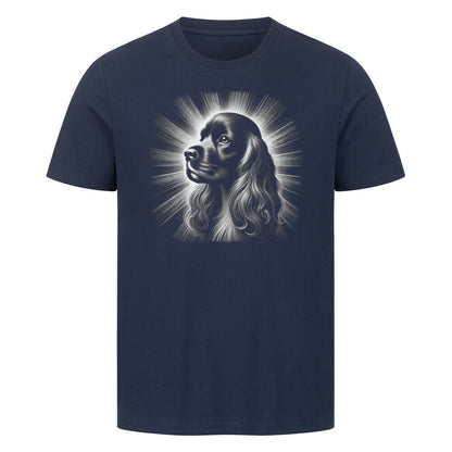 Premium T-Shirt "American Cocker - Shine" French Navy – hunde-shirt.de
