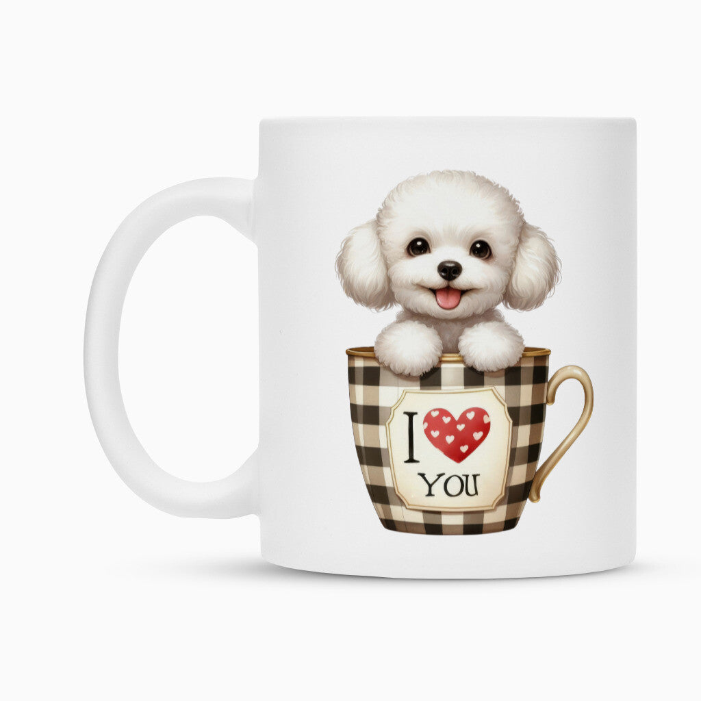 Tasse "Bichon Frisé - I love You" – hunde-shirt.de