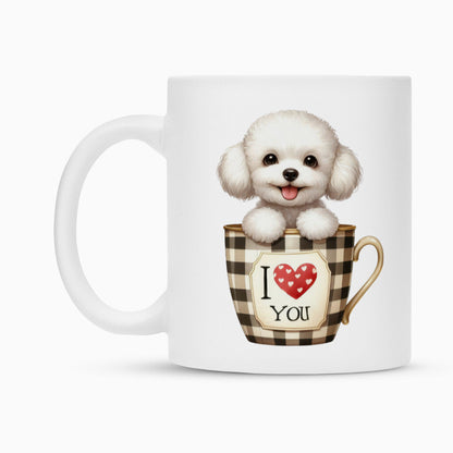 Tasse "Bichon Frisé - I love You" – hunde-shirt.de