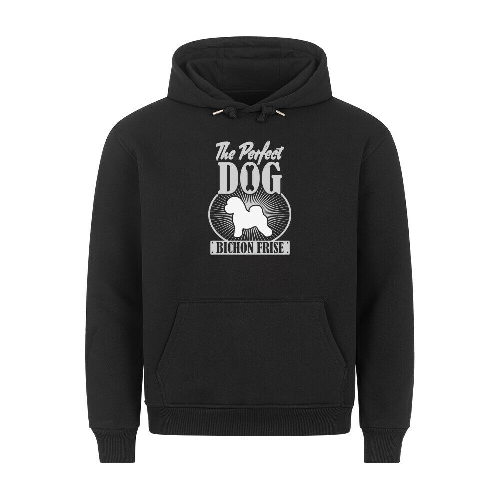 Premium Hoodie "Bichon Frisé - Perfect" Schwarz – hunde-shirt.de