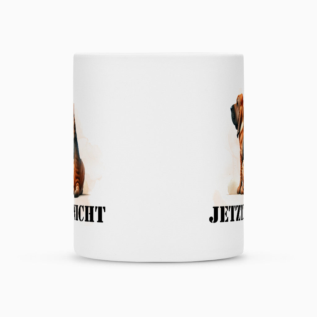 Tasse "Bloodhound - JETZT NICHT" – hunde-shirt.de