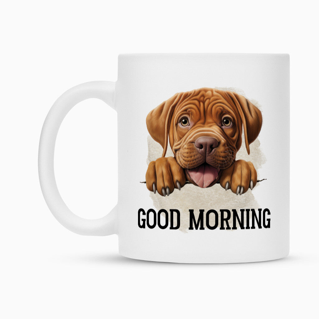 Tasse "Bordeauxdogge - GOOD MORNING" – hunde-shirt.de