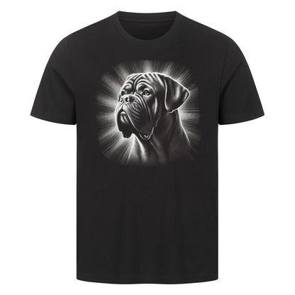 Premium T-Shirt "Bordeauxdogge - Shine" Schwarz – hunde-shirt.de