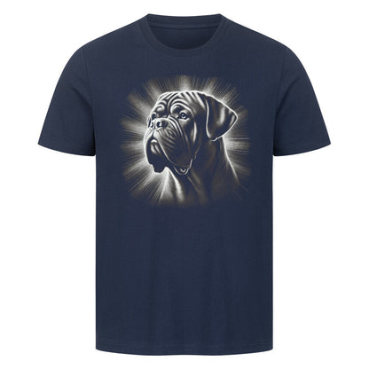 Premium T-Shirt "Bordeauxdogge - Shine" French Navy – hunde-shirt.de