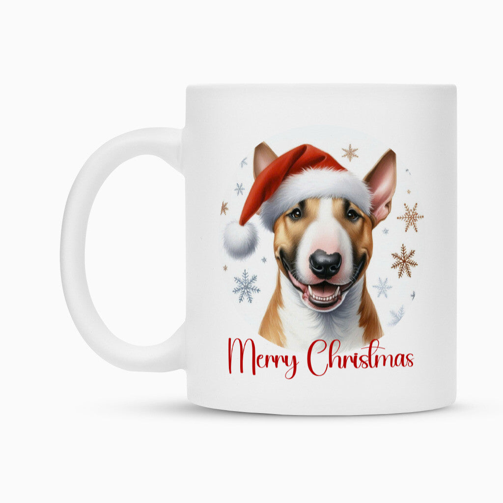 Tasse "Bulterrier - Merry Christmas" – hunde-shirt.de