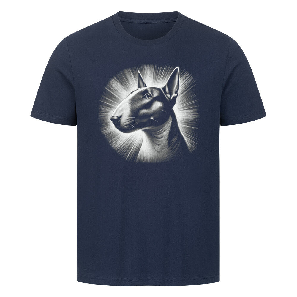 Premium T-Shirt "Bullterrier - Shine" French Navy – hunde-shirt.de