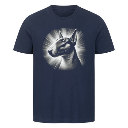 Premium T-Shirt "Bullterrier - Shine" French Navy – hunde-shirt.de