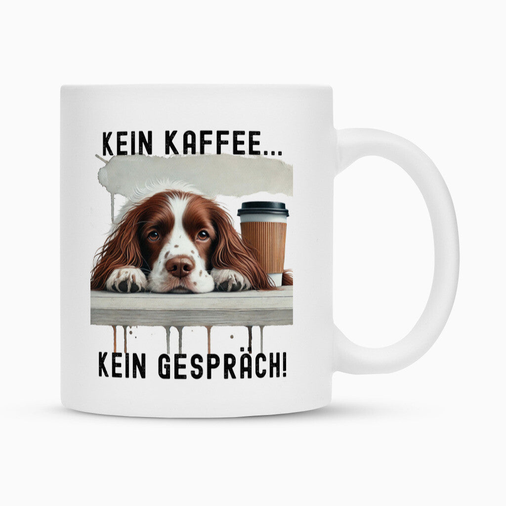 Tasse "Springer Spaniel - Kein Kaffee..." Weiß – hunde-shirt.de
