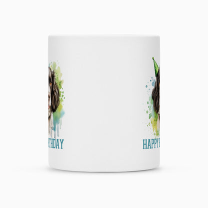 Tasse "Springer Spaniel - Happy Birthday BLUE" – hunde-shirt.de