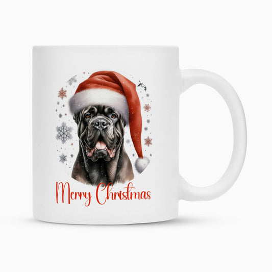 Tasse "Cane Corso - Merry Christmas" Weiß – hunde-shirt.de
