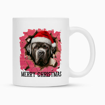 Tasse "Cane Corso - MERRY CHRISTMAS" Weiß – hunde-shirt.de