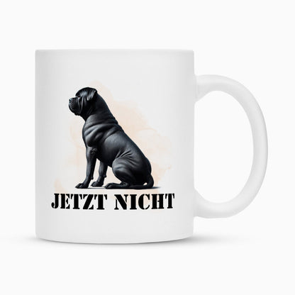 Tasse "Cane Corso - JETZT NICHT" Weiß – hunde-shirt.de