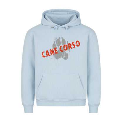 Premium Hoodie "Cane Corso - PAW" Babyblau – hunde-shirt.de
