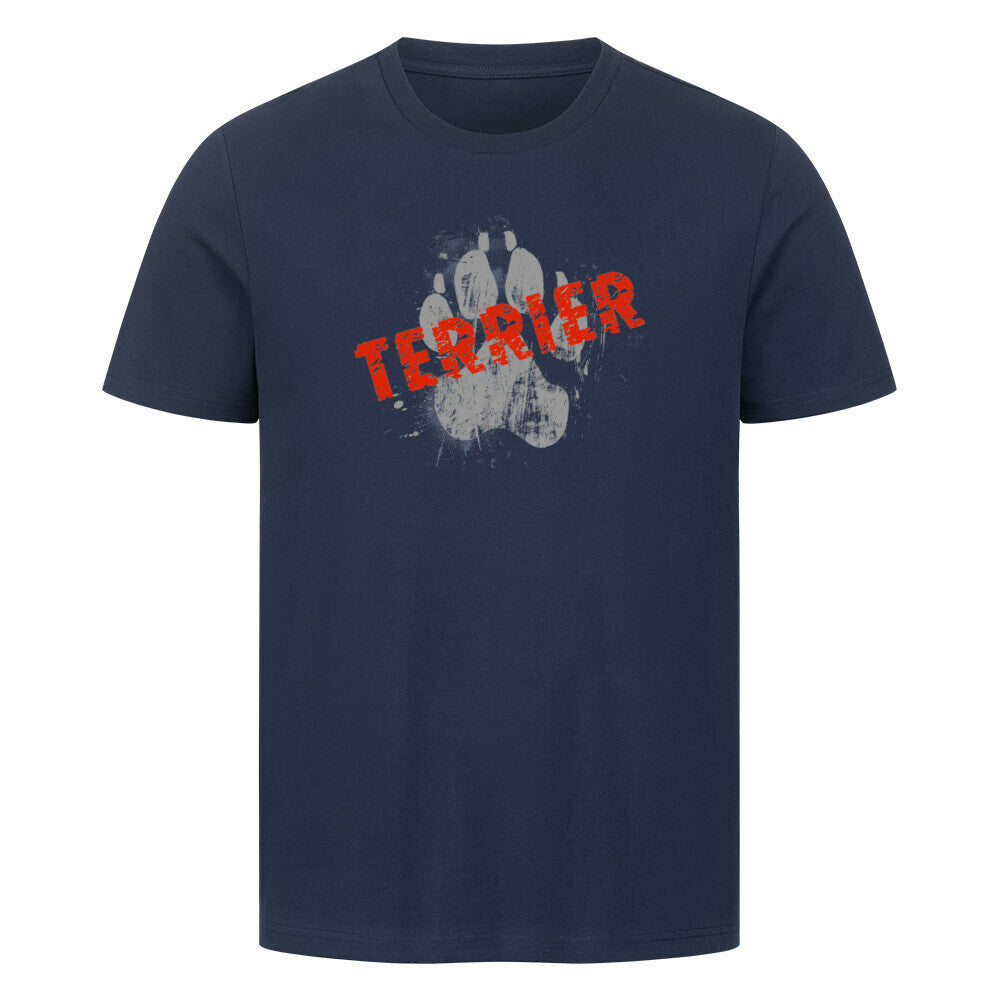 Premium T-Shirt "Biewer Terrier - PAW" French Navy – hunde-shirt.de