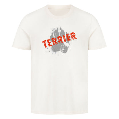 Premium T-Shirt "Biewer Terrier - PAW" Natural Raw – hunde-shirt.de