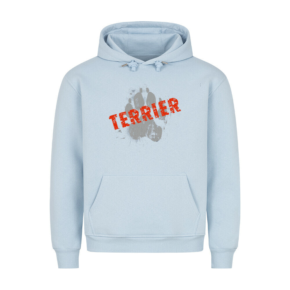 Premium Hoodie "Biewer Terrier - PAW" Babyblau – hunde-shirt.de