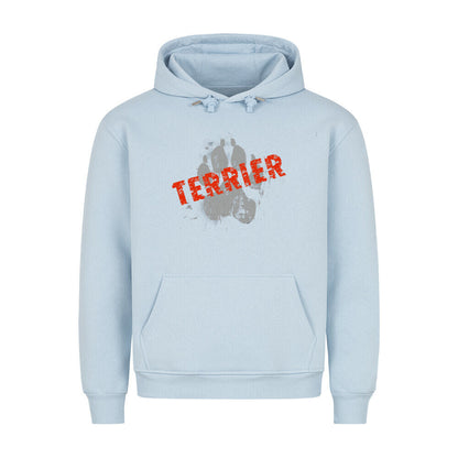 Premium Hoodie "Biewer Terrier - PAW" Babyblau – hunde-shirt.de