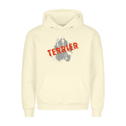 Premium Hoodie "Biewer Terrier - PAW" Beige – hunde-shirt.de