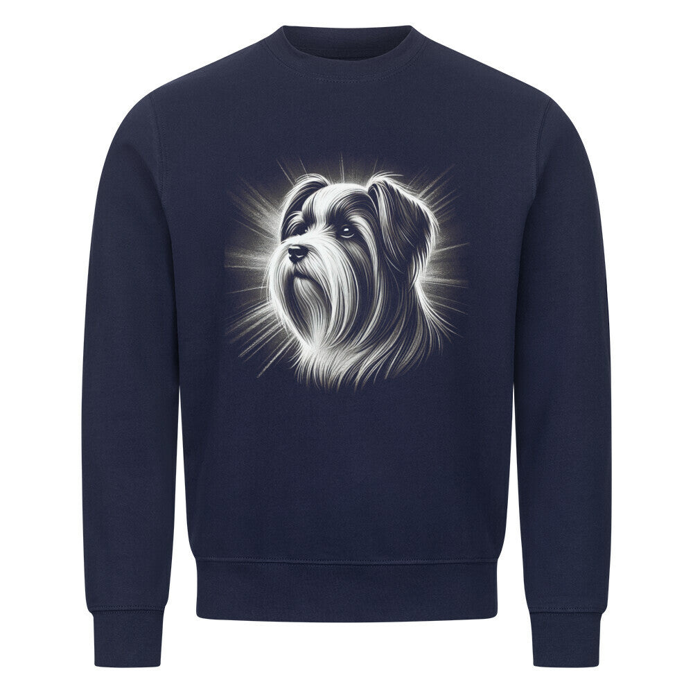 Premium Sweatshirt "Biewer Terrier - Shine" Navy Blue – hunde-shirt.de