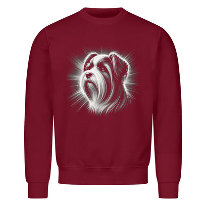 Premium Sweatshirt "Biewer Terrier - Shine" Burgunder – hunde-shirt.de