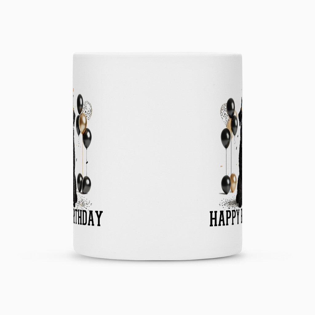 Tasse "Black Russian Terrier - Happy Birthday" – hunde-shirt.de