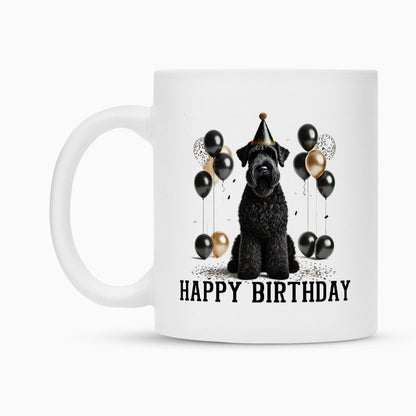 Tasse "Black Russian Terrier - Happy Birthday" – hunde-shirt.de