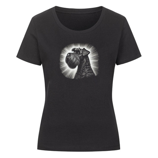 Premium Organic Damen-Shirt "Black Russian Terrier - Shine" Schwarz – hunde-shirt.de