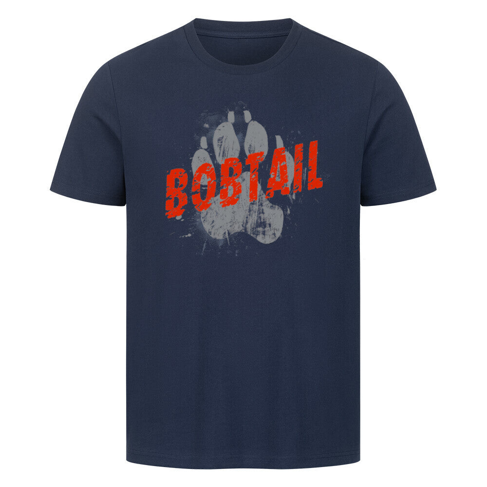 Premium T-Shirt "Bobtail - PAW" French Navy – hunde-shirt.de