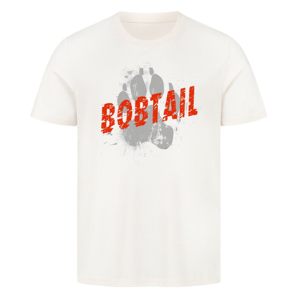 Premium T-Shirt "Bobtail - PAW" Natural Raw – hunde-shirt.de