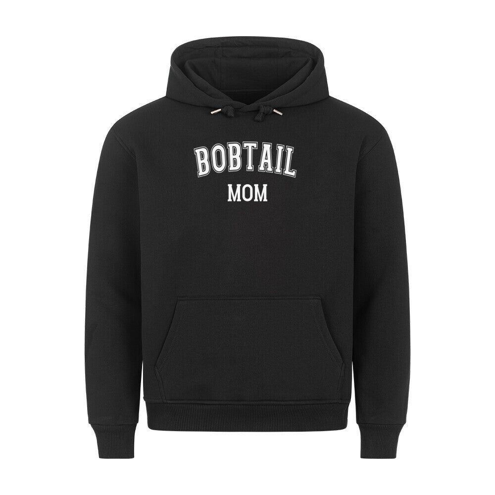 Premium Hoodie "Bobtail - MOM" Schwarz – hunde-shirt.de