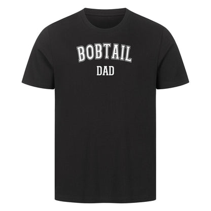 Premium T-Shirt "Bobtail - DAD" Schwarz – hunde-shirt.de