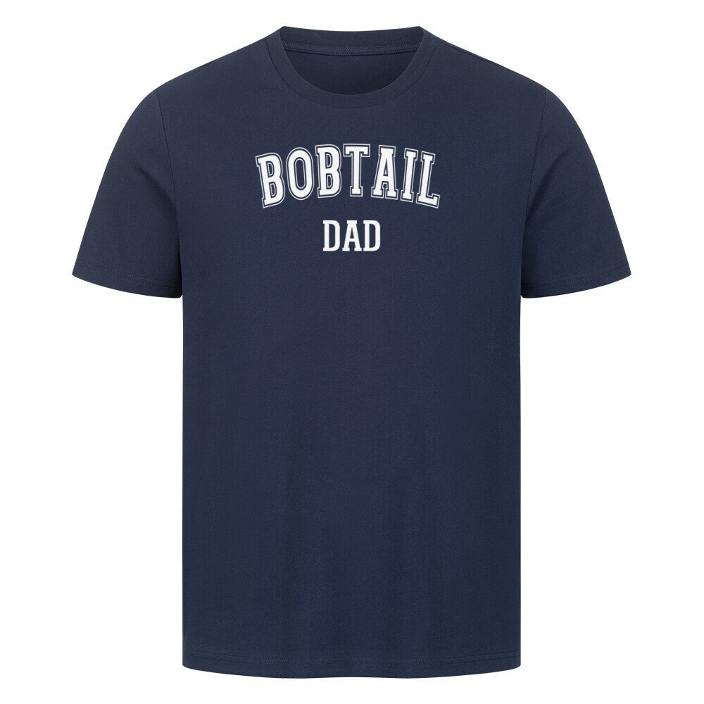 Premium T-Shirt "Bobtail - DAD" French Navy – hunde-shirt.de
