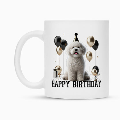 Tasse "Bologneser - Happy Birthday" – hunde-shirt.de