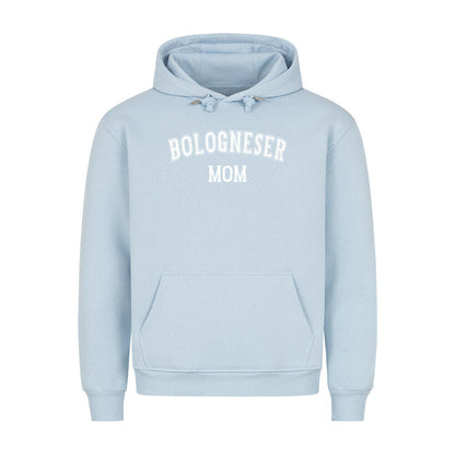 Premium Hoodie "Bologneser - MOM" Babyblau – hunde-shirt.de
