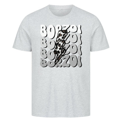 Premium T-Shirt "Barsoi - BORZOI" Heather Grey – hunde-shirt.de