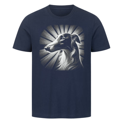 Premium T-Shirt "Barsoi - Shine" French Navy – hunde-shirt.de