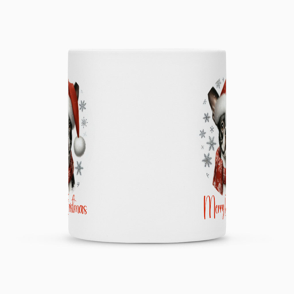 Tasse "Boston Terrier - Merry Christmas" – hunde-shirt.de