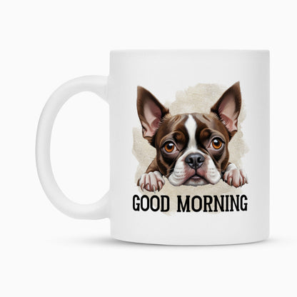 Tasse "Boston Terrier - Good Morning" – hunde-shirt.de