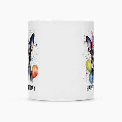 Tasse "Boston Terrier - Happy Birthday" – hunde-shirt.de