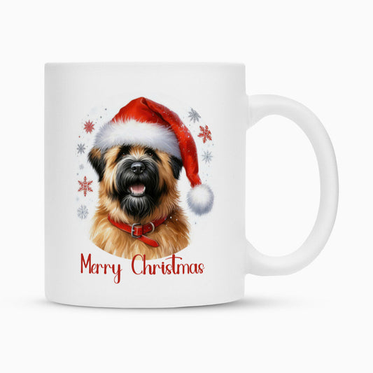 Tasse "Bouvier - Merry Christmas" Weiß – hunde-shirt.de
