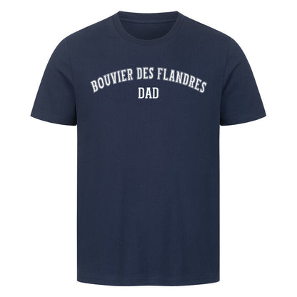 Premium T-Shirt "Bouvier - DAD" French Navy – hunde-shirt.de