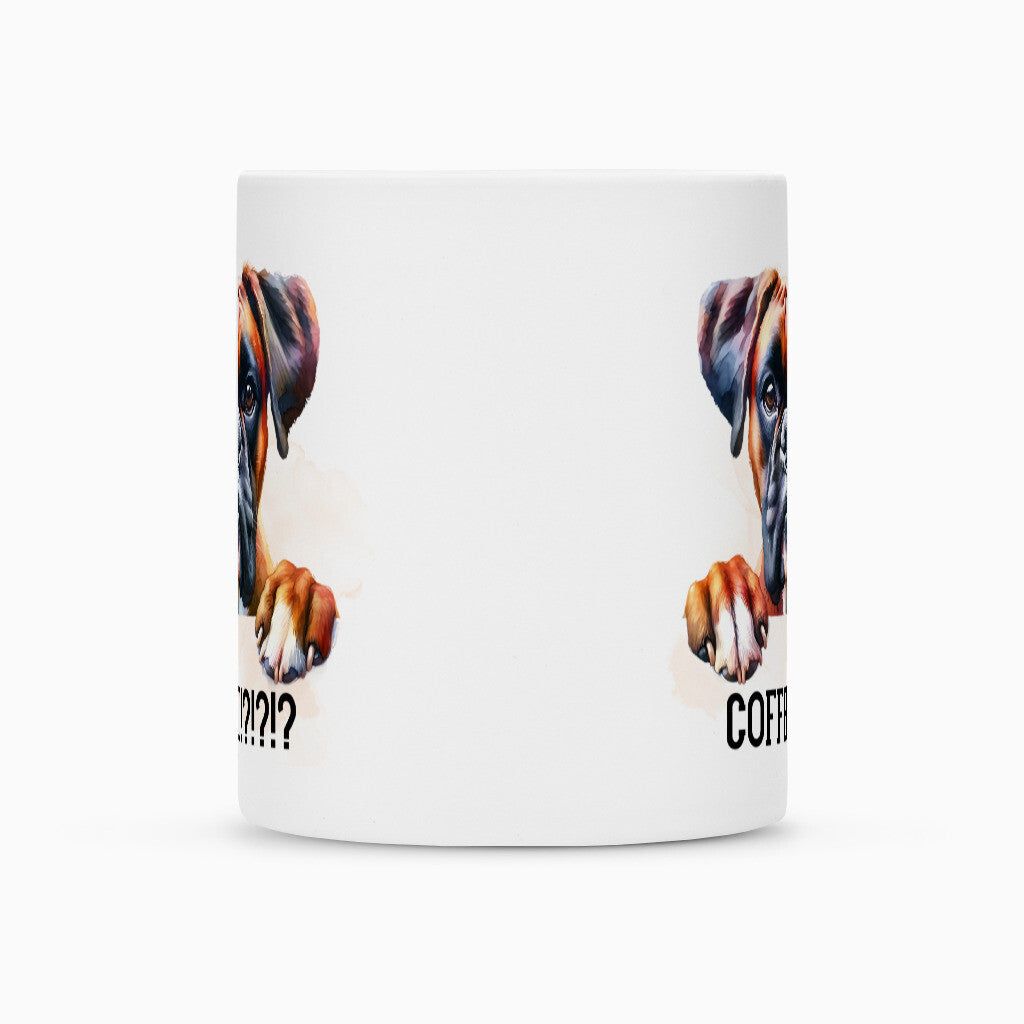 Tasse "Boxer - COFFEE!?" – hunde-shirt.de