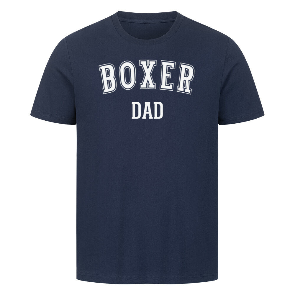 Premium T-Shirt "Boxer - DAD" French Navy – hunde-shirt.de