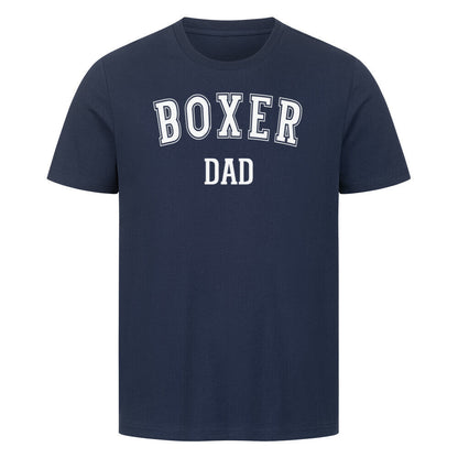 Premium T-Shirt "Boxer - DAD" French Navy – hunde-shirt.de