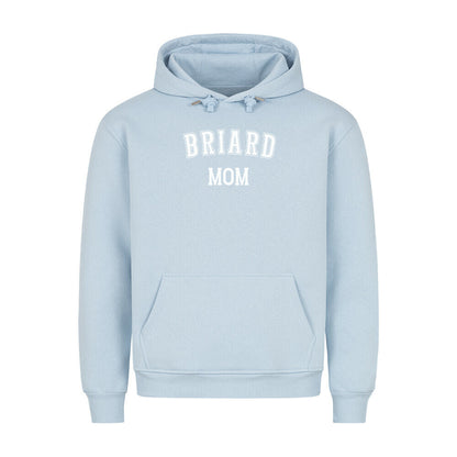 Premium Hoodie "Briard - MOM" Babyblau – hunde-shirt.de
