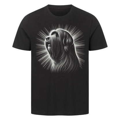 Premium T-Shirt "Briard - Shine" Schwarz – hunde-shirt.de