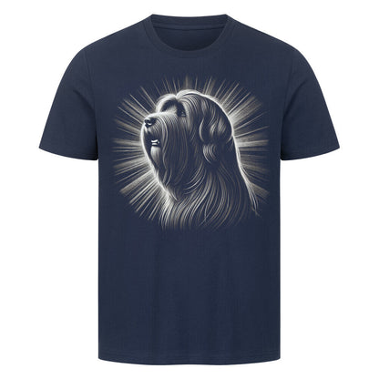 Premium T-Shirt "Briard - Shine" French Navy – hunde-shirt.de